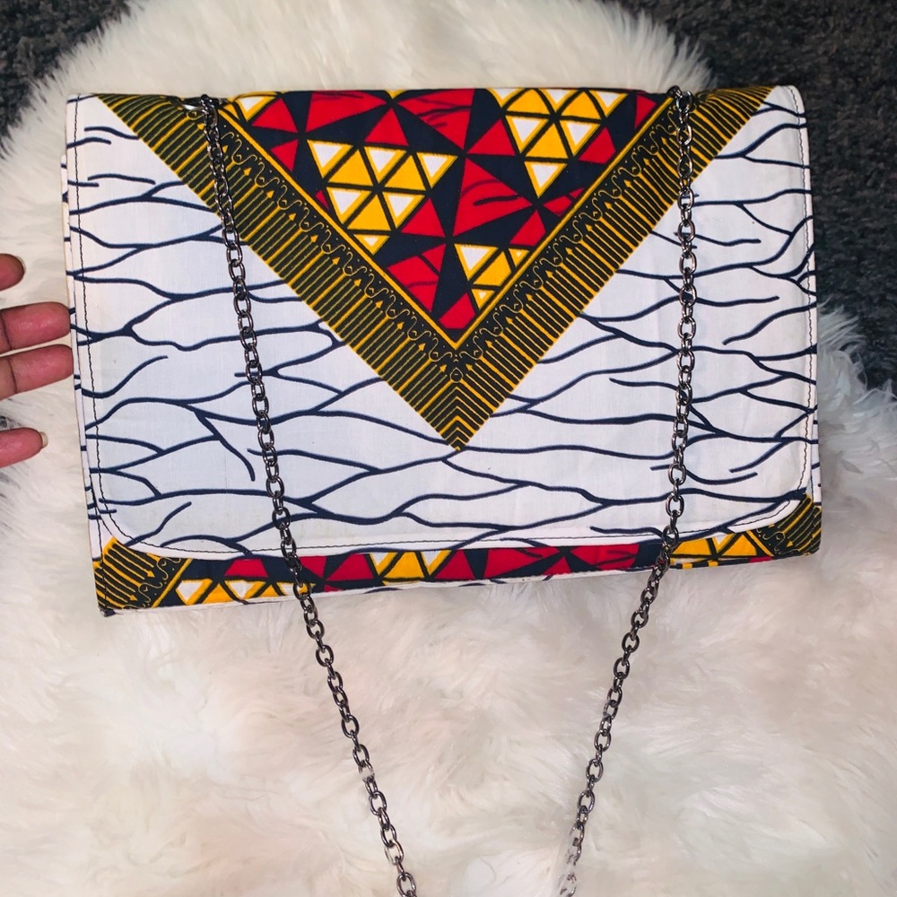 Lightly cushioned ankara purse